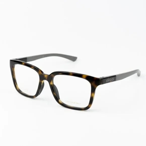 NEW Gucci GG1738O 002 Havana Grey Unisex Square Eyeglasses GG 1738O